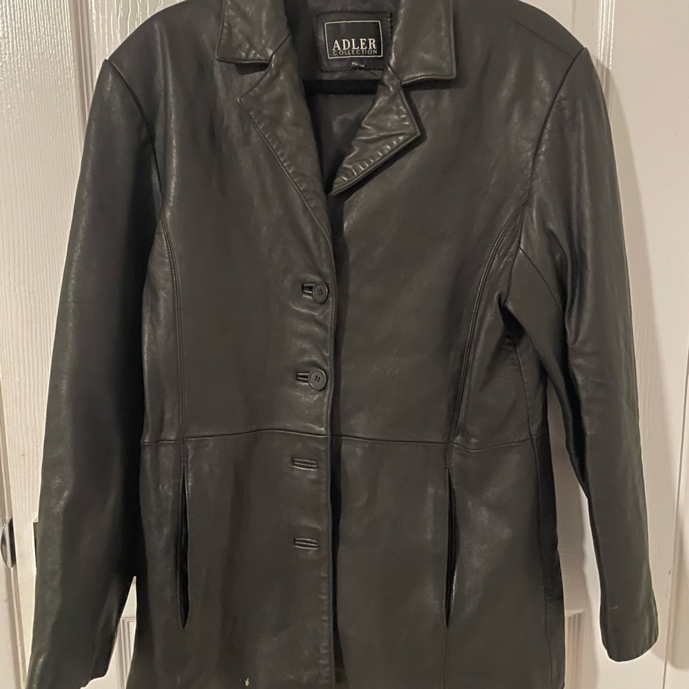 Women's Black Leather Jacket